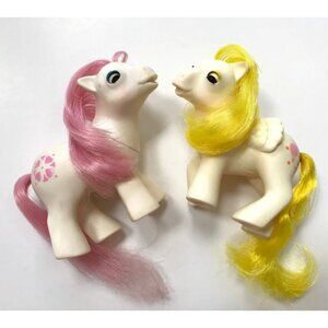 My Little Pony BBE Beddy Eye Ponies Sundance and Lofty MLP G1